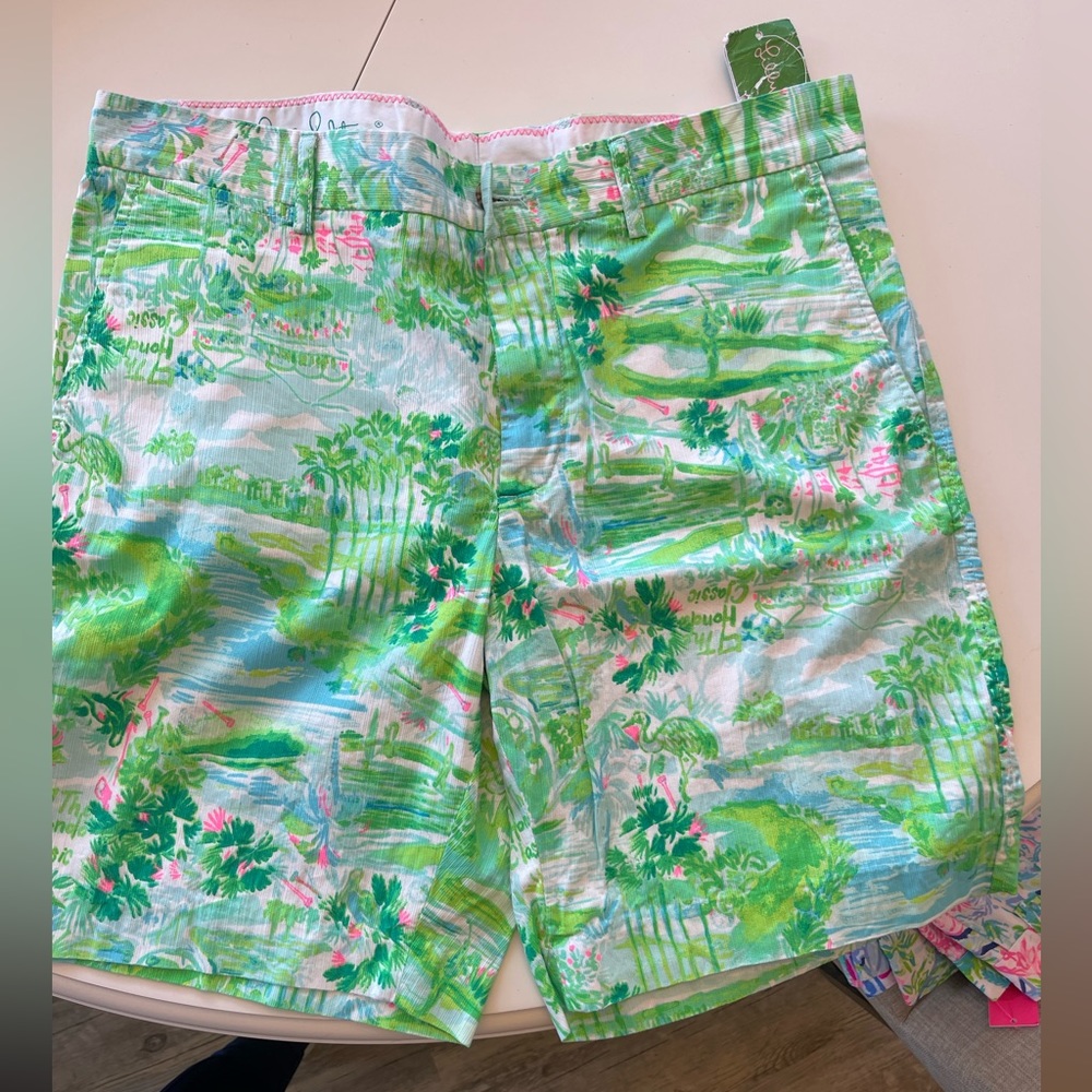 RARE Lilly Pulitzer Men’s Beaumont Shorts NWT 34 Honda Classic